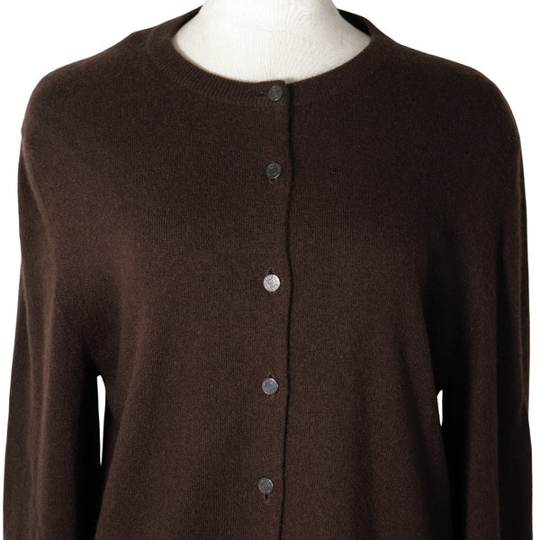 [Hermes] Hermes Seriebotan Cardigan Cashimiya Tea Serie Button Ladies