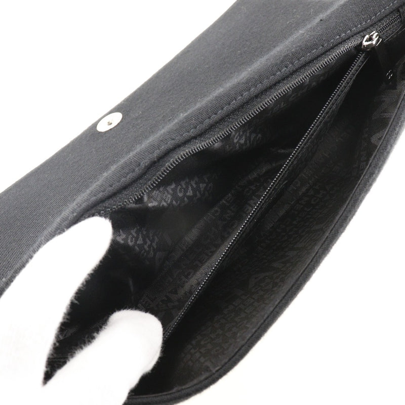 [Chanel] Chanel Chocolate Bar Bolso de hombro Cubo de hielo Algodón de algodón negro Tipo de chocolate Barra de chocolate Damas