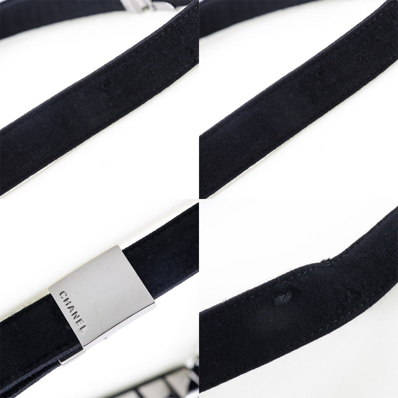 [Chanel] Chanel Chocolate Bar Bolso de hombro Cubo de hielo Algodón de algodón negro Tipo de chocolate Barra de chocolate Damas