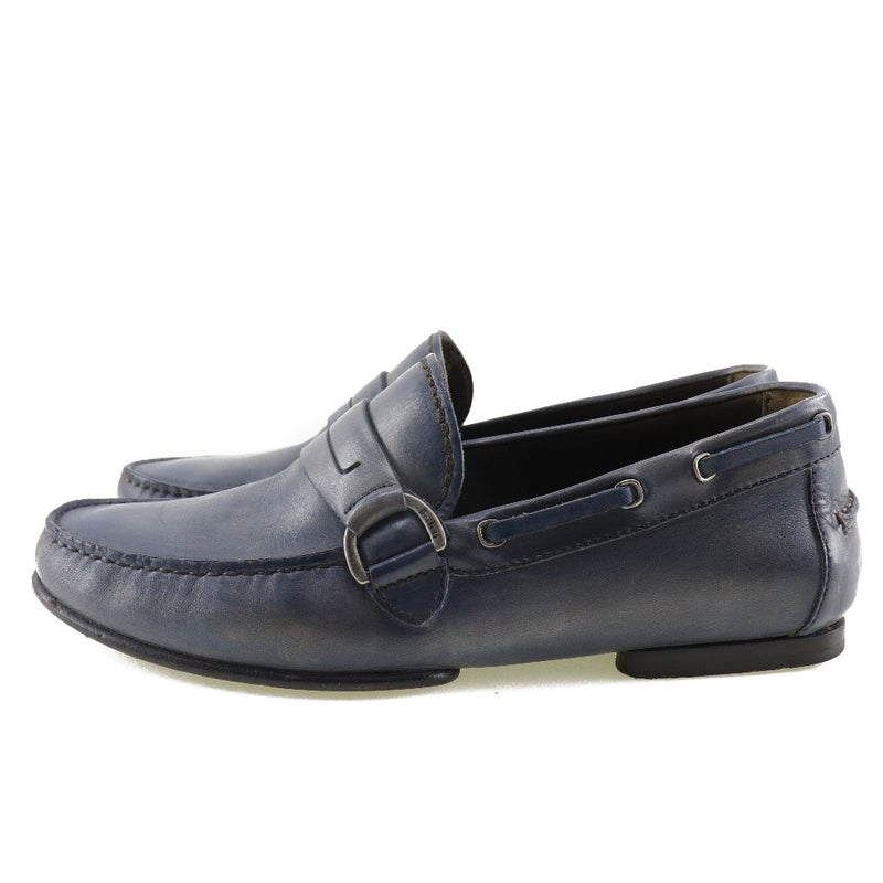 [Berluti] Berlutti Tiroir de conduite chaussures en cuir Blue Men's