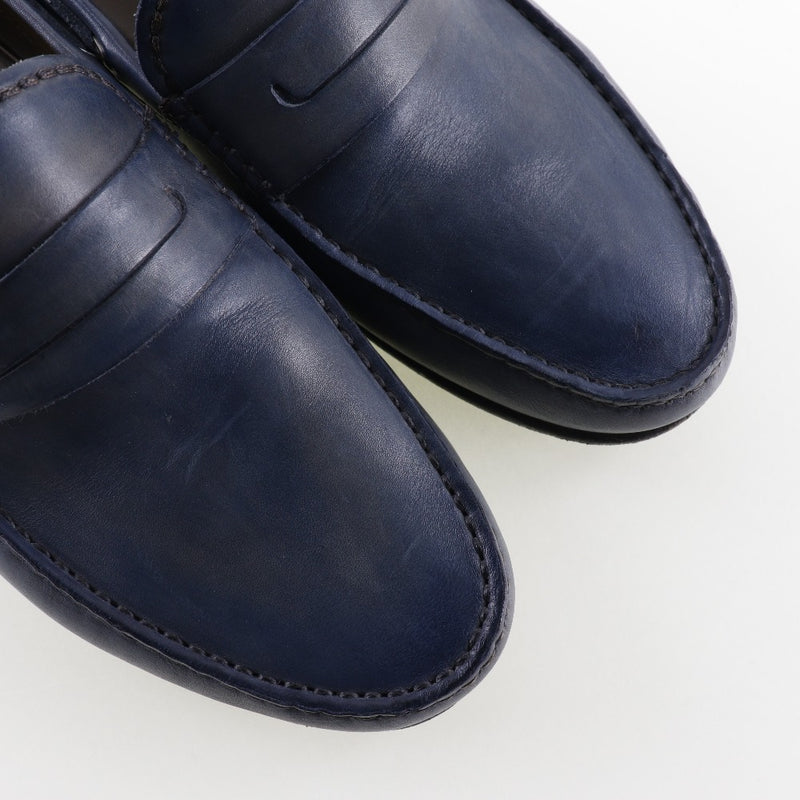 [Berluti] Berlutti Tiroir de conduite chaussures en cuir Blue Men's