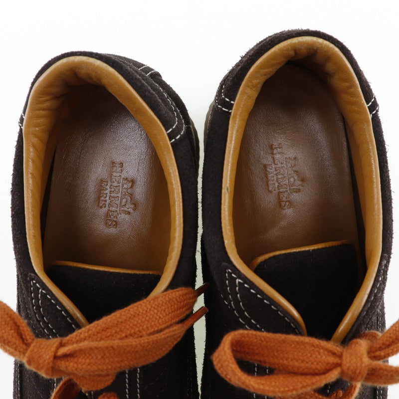 [Hermes] Hermes Sneakers Leather Tea Mesdames