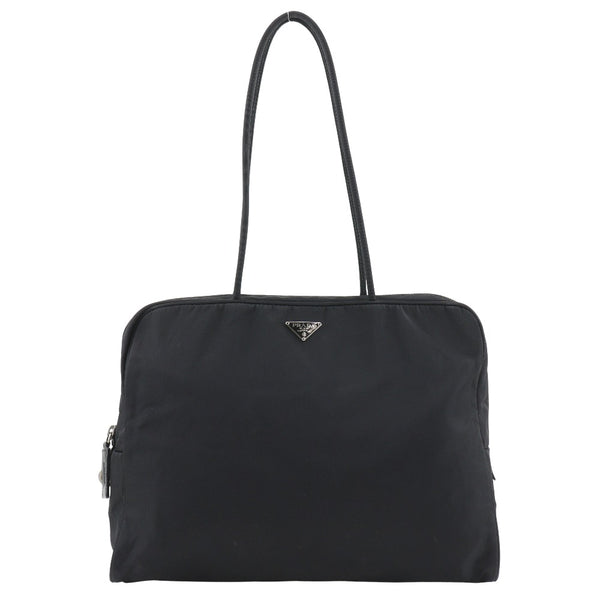 [Prada]PRADA Bolso de bolso bolso de hombro negro a5 damas de cremallera