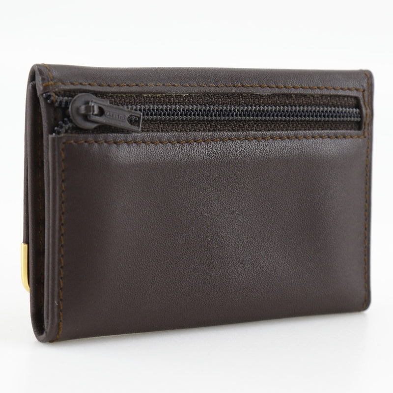 [Dunhill] Dunhill 
 Coin PurseAccompaniment Key Holder 
 Calfskin Brown Snap button Coin Purse Included Men's A-Rank