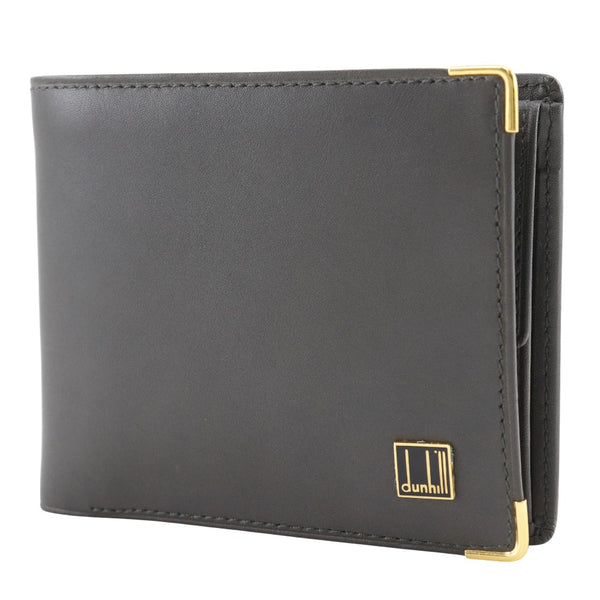 [Dunhill] Dunhill 
 Bi-Fold Wallet
 Calfskin Gray Open Men's