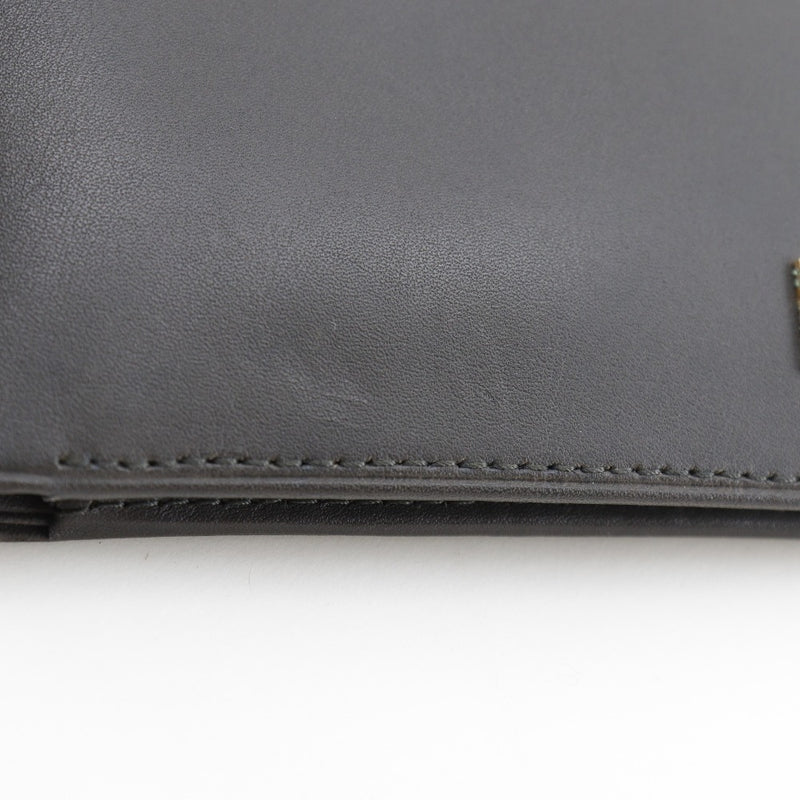 [Dunhill] Dunhill Bi-Fold Wallet Calfskin Gray Open Men's