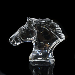 BACCARAT バカラ　馬　馬頭　ホースヘッド 置物　飾り Baccarat】バカラ ホースヘッド 馬 置物 オブジェ – NISHIKINO VINTAGE