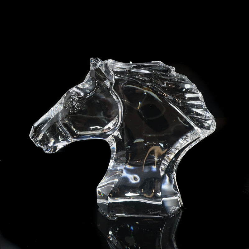 BACCARAT バカラ　馬　馬頭　ホースヘッド 置物　飾り Baccarat】バカラ ホースヘッド 馬 置物 オブジェ – NISHIKINO VINTAGE