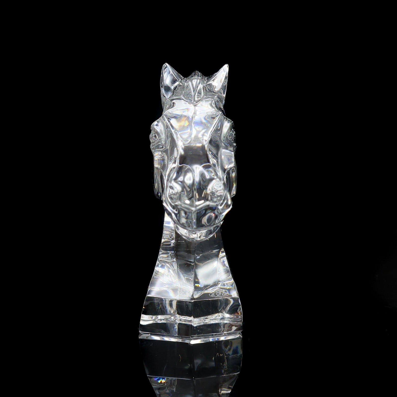 BACCARAT バカラ ホースヘッド 置物 Baccarat】バカラホースヘッド馬