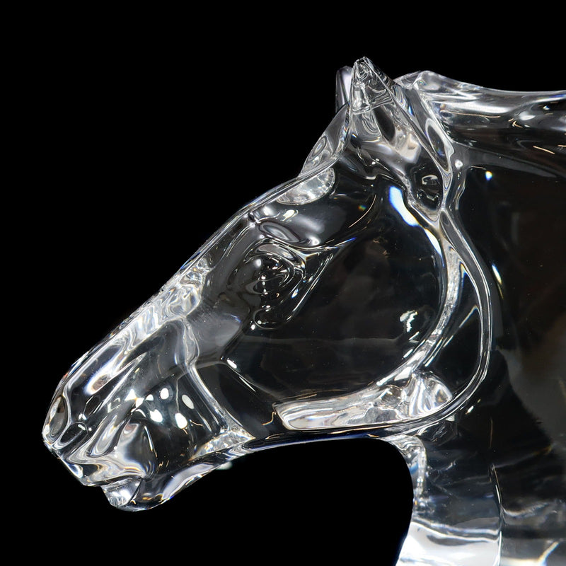 BACCARAT バカラ　馬　馬頭　ホースヘッド 置物　飾り BACCARAT バカラ ホースヘッド 置物 Baccarat】バカラ ホースヘッド 馬