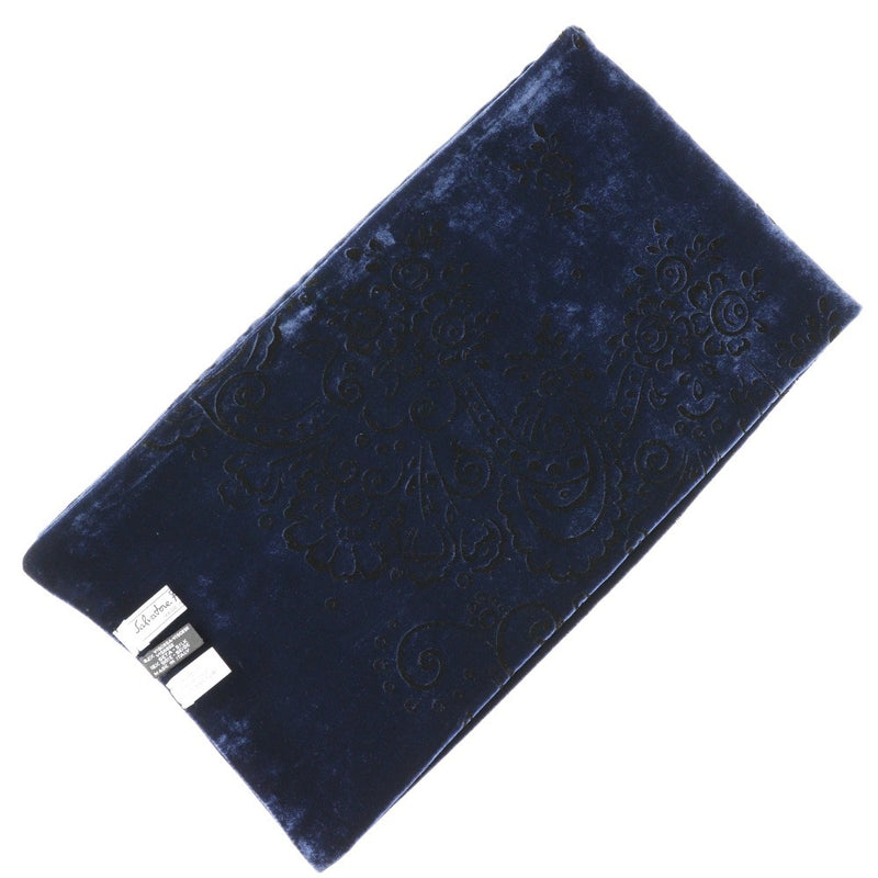 [Salvatore Ferragamo] Salvatore Ferragamo Scarf a volé Velor Navy Scarf Women's A Rank