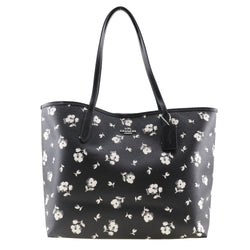 [Entrenador] entrenador 
 Bolso de impresión floral 
 CP073 PVC Flower Black Flower Pango A4 Tipo de imán Floral Damas A Rank