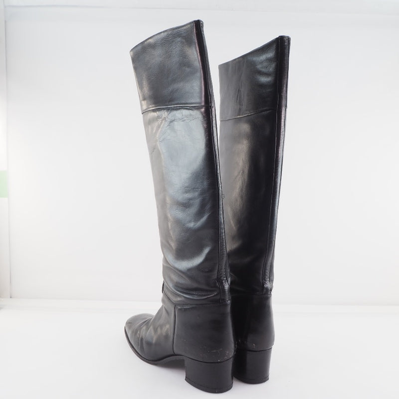 [GUCCI] Gucci 
 Boots 
 Leather black ladies