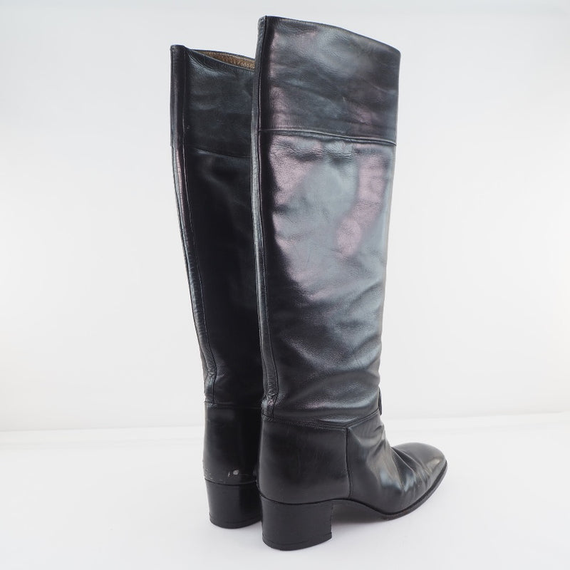[GUCCI] Gucci 
 Boots 
 Leather black ladies