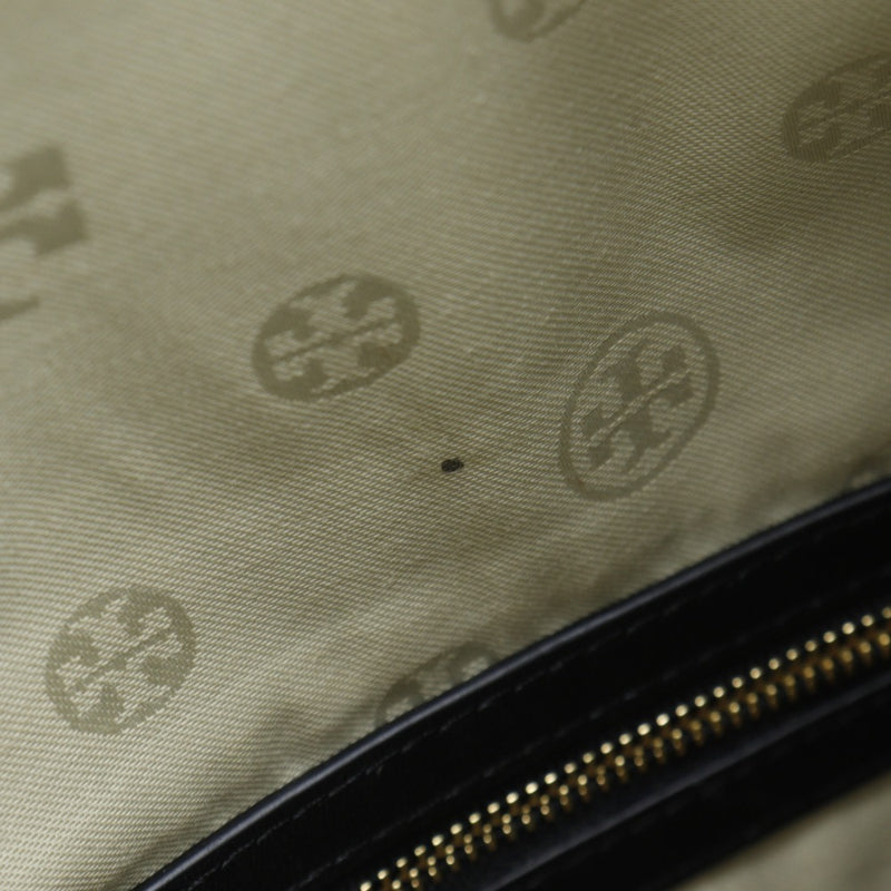 【Tory Burch】トリーバーチ
 ロゴ ショルダーバッグ
 2WAYクラッチ カーフ 黒 斜め掛け 肩掛け A5 マグネットタイプ logo レディース