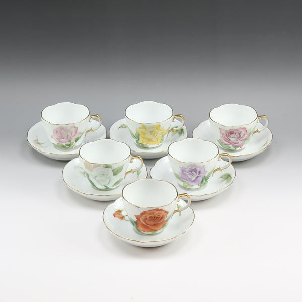 [OKURA] Okura Toen Vaisselle à motif de fleurs peinte à la main