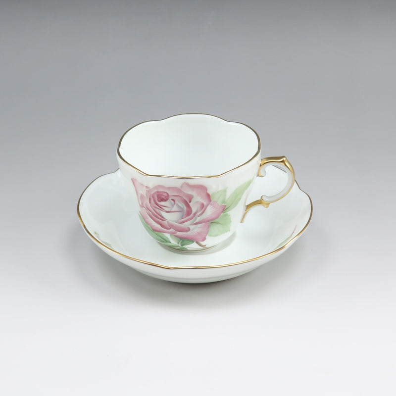 [OKURA] 오쿠라토엔 핸드페인팅 꽃 모티브 식기