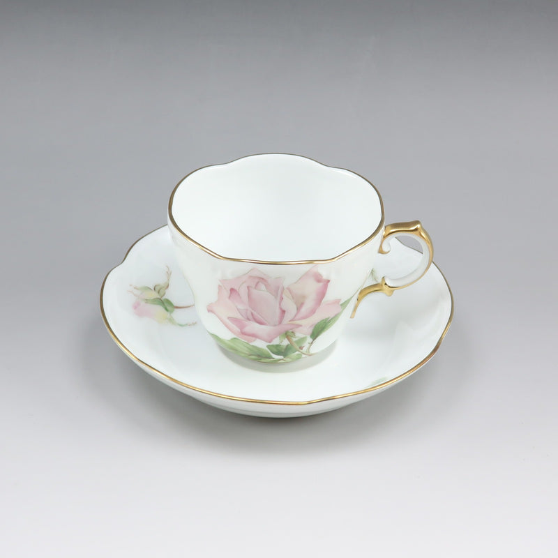 [OKURA] 오쿠라토엔 핸드페인팅 꽃 모티브 식기