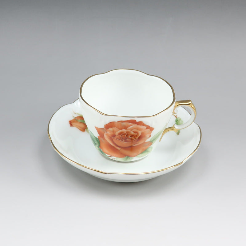 [OKURA] 오쿠라토엔 핸드페인팅 꽃 모티브 식기