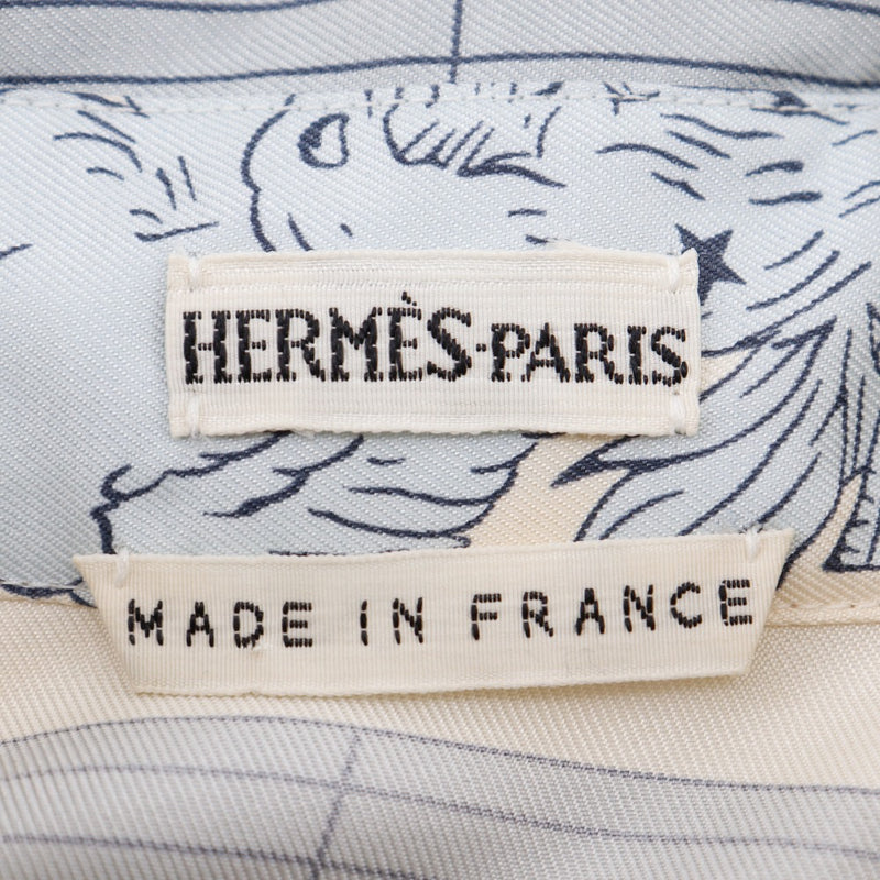 【HERMES】エルメス 星座柄 長袖シャツ