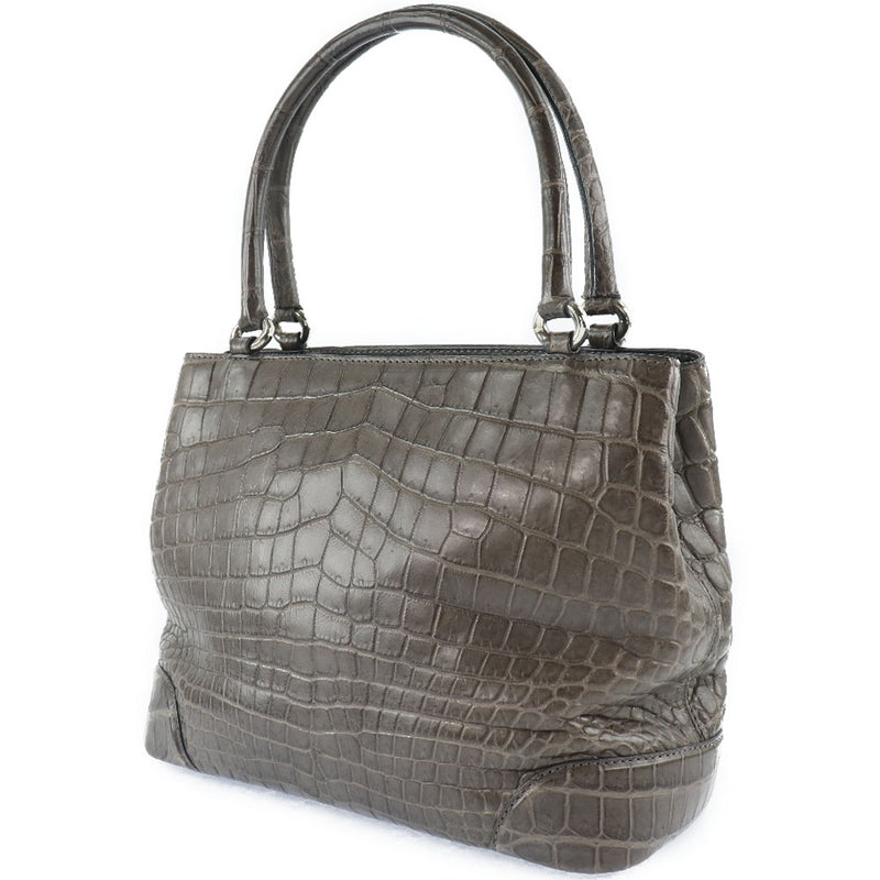 Handbag Crocodile Gray Magnet Tipo de mujer