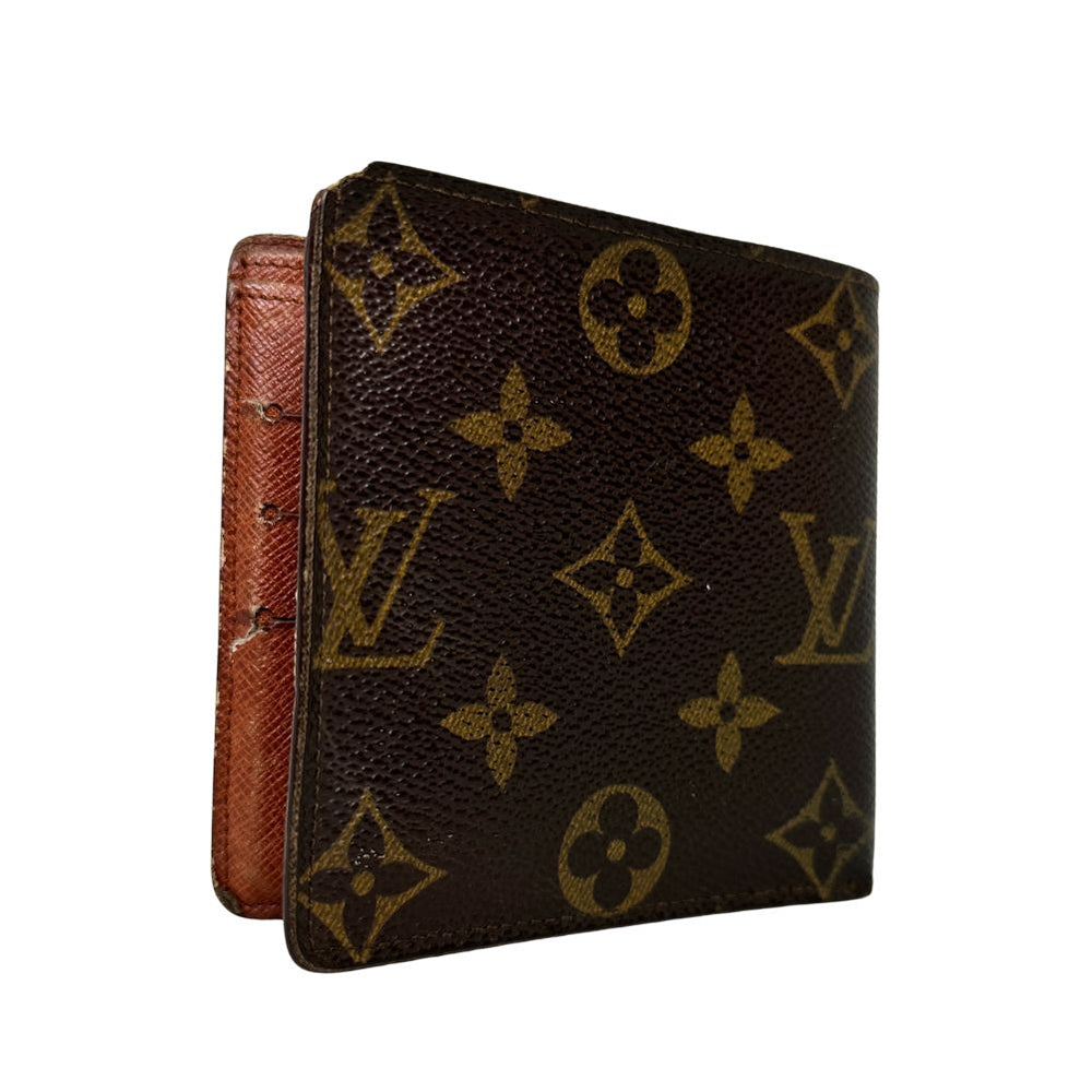 Auth LOUIS VUITTON Vie Tresol Bifold Wallet Monogram shops Leather BN M61730 Used.