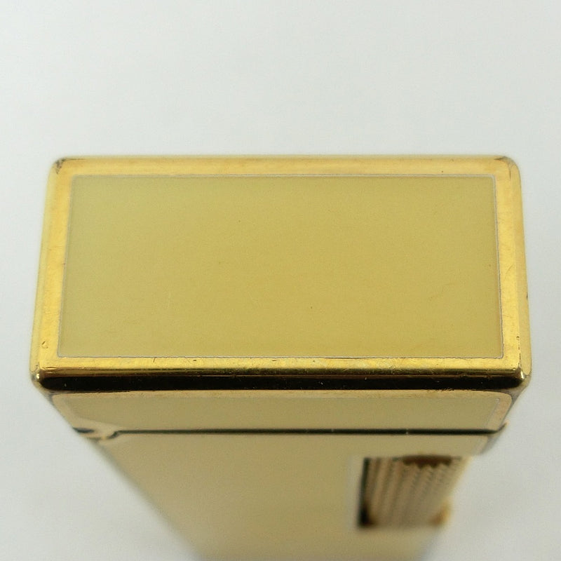 [Dunhill] Dunhill 
 Gas writer writer 
 Yellow Lacquer x Gold Gas Lighter Men's