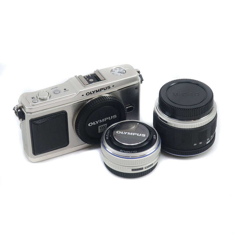 OLYMPUS] Olympus E-P1 DoubleLense VF-1 Viewfinder Digital Camera