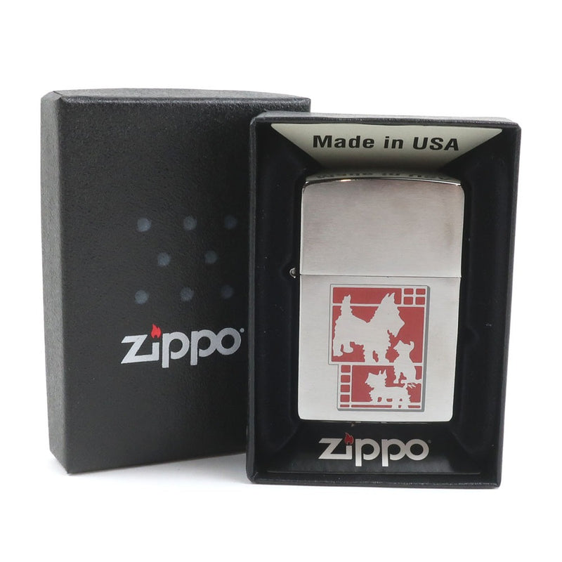 [Zippo] Zippo 
 Metallic writer 
 80th Memorial Oil Lighter Scottish Sherea Dia Gostin Zippo Collection No.11 Silver Metallic_s Rank