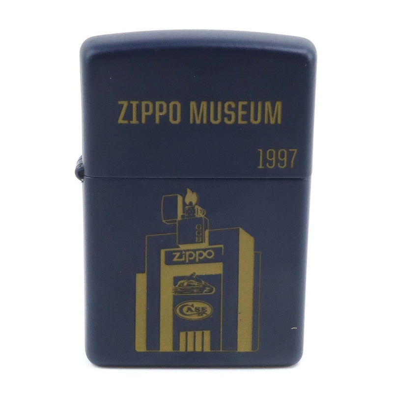 【ZIPPO】ジッポー
 Zippo ミュージアム 1997 ライター
 80th記念 オイルライター ディアゴスティーニ zippo collection No.14 ネイビー Zippo Museum 1997 _Sランク