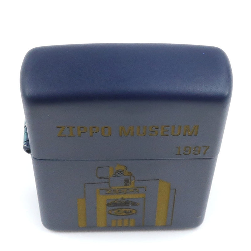 【ZIPPO】ジッポー
 Zippo ミュージアム 1997 ライター
 80th記念 オイルライター ディアゴスティーニ zippo collection No.14 ネイビー Zippo Museum 1997 _Sランク