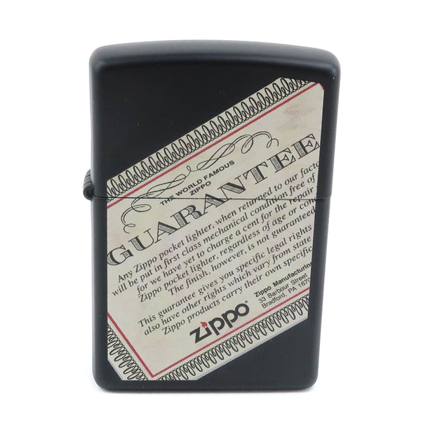 [Zippo] Zippo Life Time Garantía 1936 Escritor 80 ° Escritor de Aceite Commemorativo Deer Gostin Zippo Collection No.10 Garantía de vida útil negra 1936_S Rango