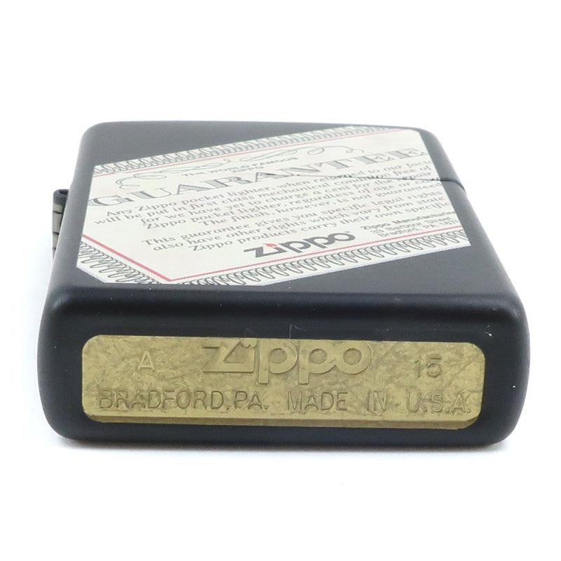 【ZIPPO】ジッポー
 ライフタイム・ギャランティー 1936 ライター
 80th記念 オイルライター ディアゴスティーニ zippo collection No.10 ブラック Lifetime Guarantee 1936 _Sランク