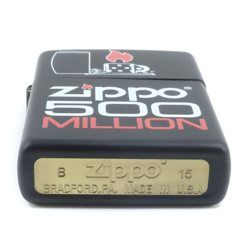 [Zippo] Zippo 
 500 million writer 
 80th Memorial Oil Writer Dia Gostini Zippo Collection No.20 Black 500 Million_s Rank