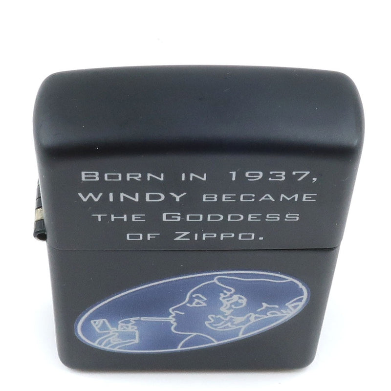 【ZIPPO】ジッポー
 WINDY ウィンディー 1937 ライター
 80th記念 オイルライター ディアゴスティーニ zippo collection No.2 ブラック WINDY 1937 _Sランク