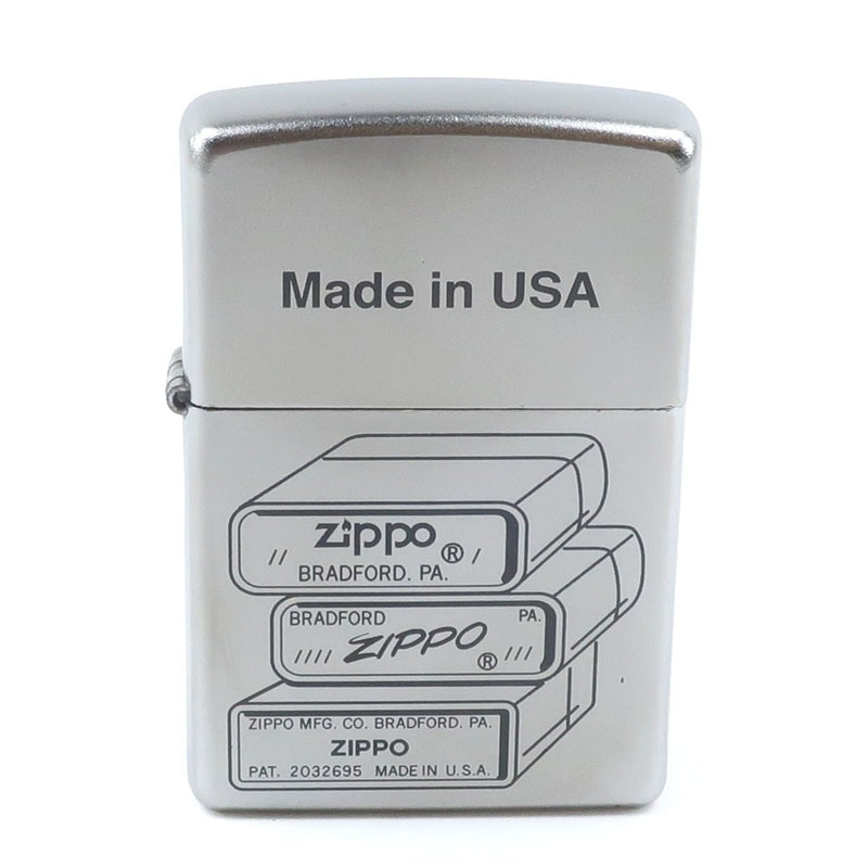 【ZIPPO】ジッポー
 ボトムスタンプ ライター
 80th記念 オイルライター ディアゴスティーニ zippo collection No.16 シルバー Bottom Stamp _Sランク