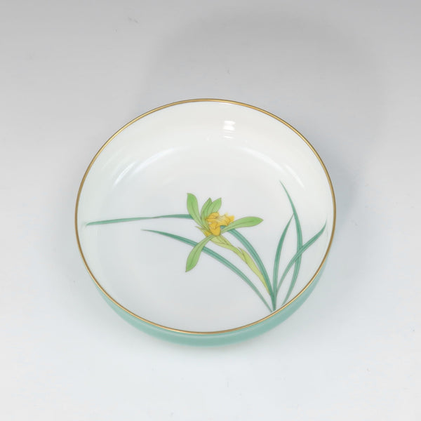 [Koransya] Karan Shrine Ran's Flower Table Varelle Small Bowl 5 Orchid_s Rank