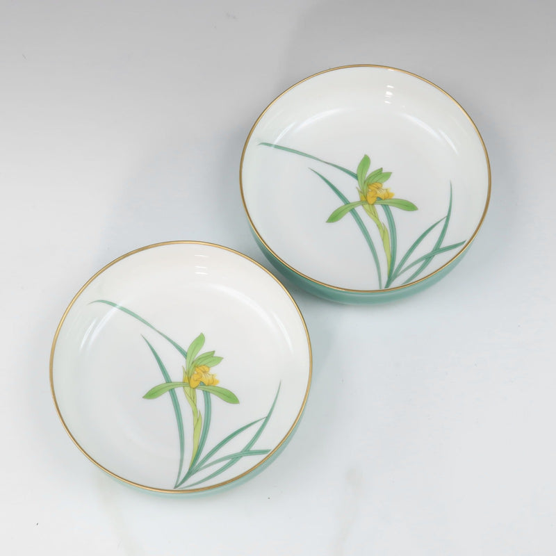 [KORANSYA] Karan 
 Orchid flower tableware 
 5 small bowls Orchid_s rank