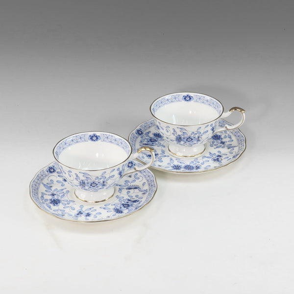 [NARUMI] Narumi 
 Bone China Milan Tableware 
 Cup & Saucer x 2 Customer Bone China Milan_s Rank