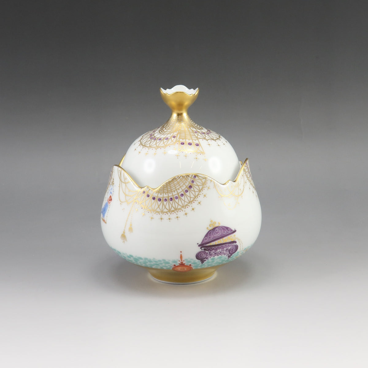 Meissen】マイセン クリスタル フクロウ図 花瓶 花瓶 – NISHIKINO