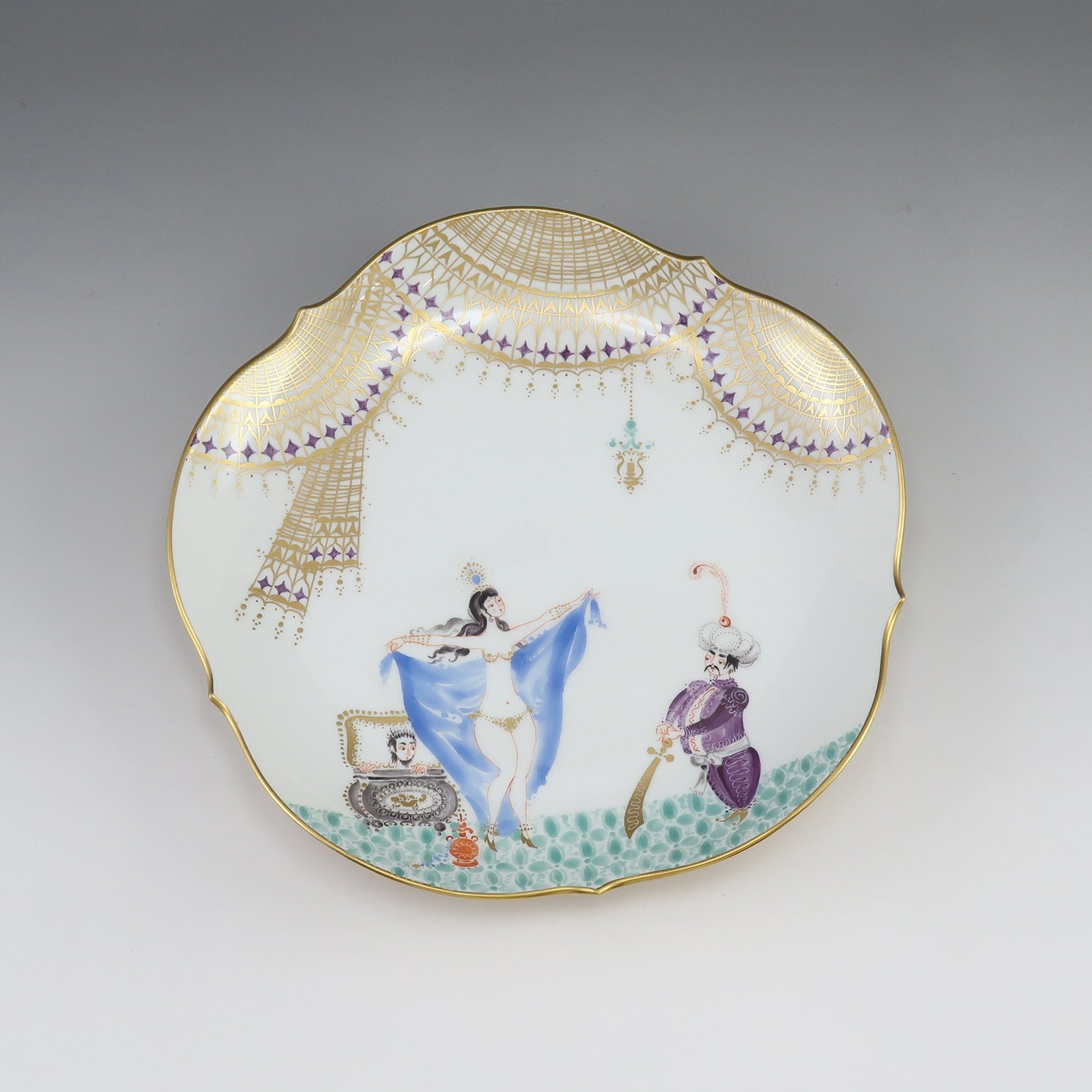 Meissen】マイセン アラビアンナイト プレート 18.5cm 食器 23501