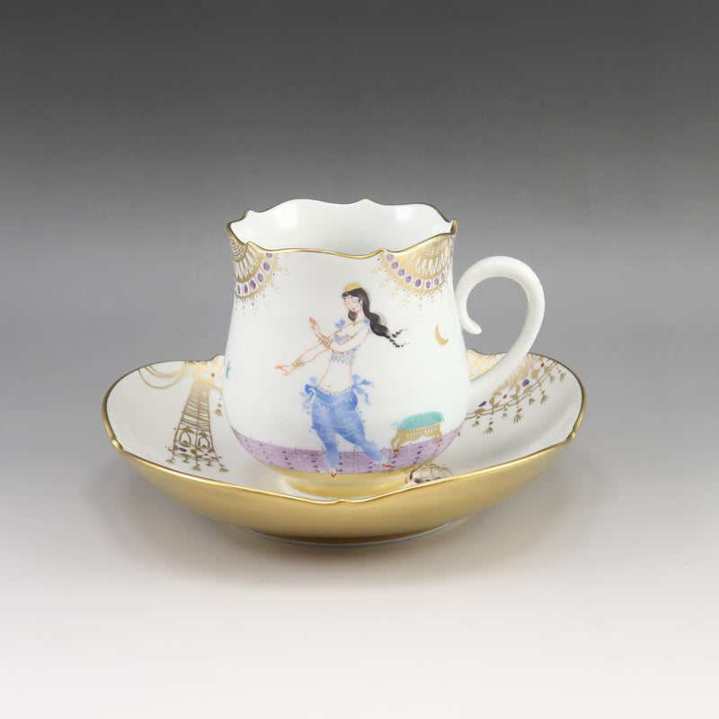 【Meissen】마이센 아라비안 나이트 컵 & 접시 식기 
 23582/680710 No.2
