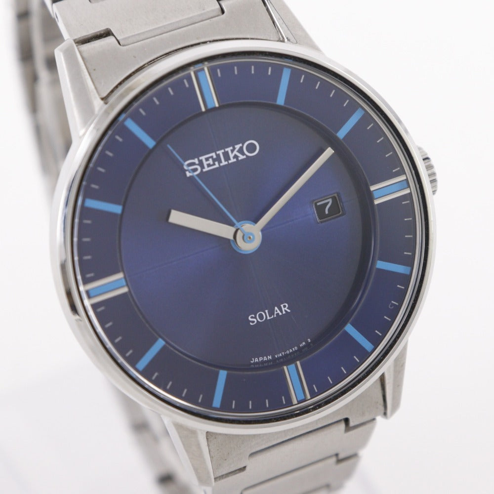 SEIKO】セイコー ソーラー 腕時計 V147-0AL0 ソーラー時計 – NISHIKINO