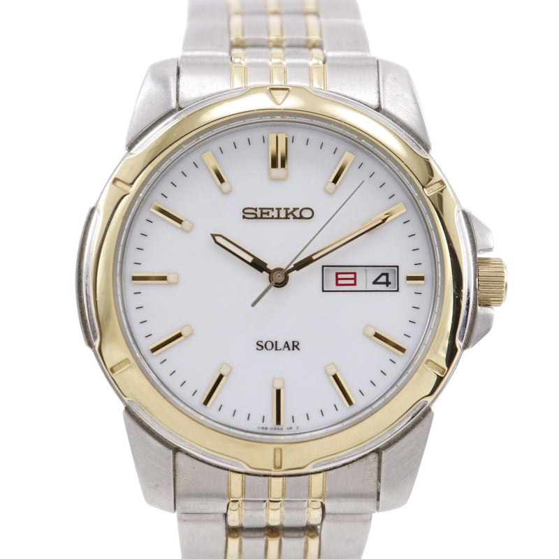 SEIKO セイコー 腕時計 V158 SEIKO セイコー SOLAR 100M V158-0AR0 