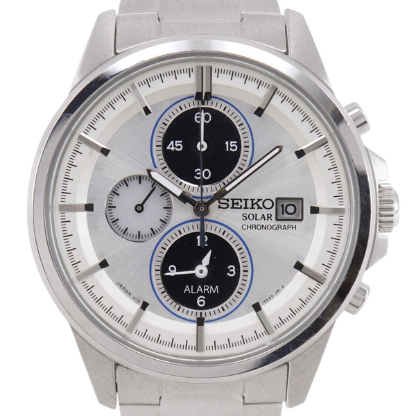 SEIKO】セイコー ラサール 2F50-6130 ステンレススチール×レザー 黒