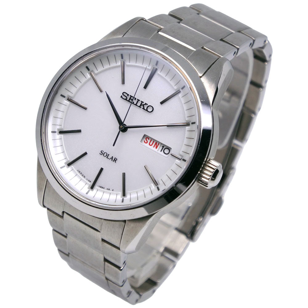 SEIKO セイコー ソーラー腕時計 V158-0AM0 稼働品 SEIKO セイコー ソーラー腕時計 V158-0AM0 稼働品 - メルカリ