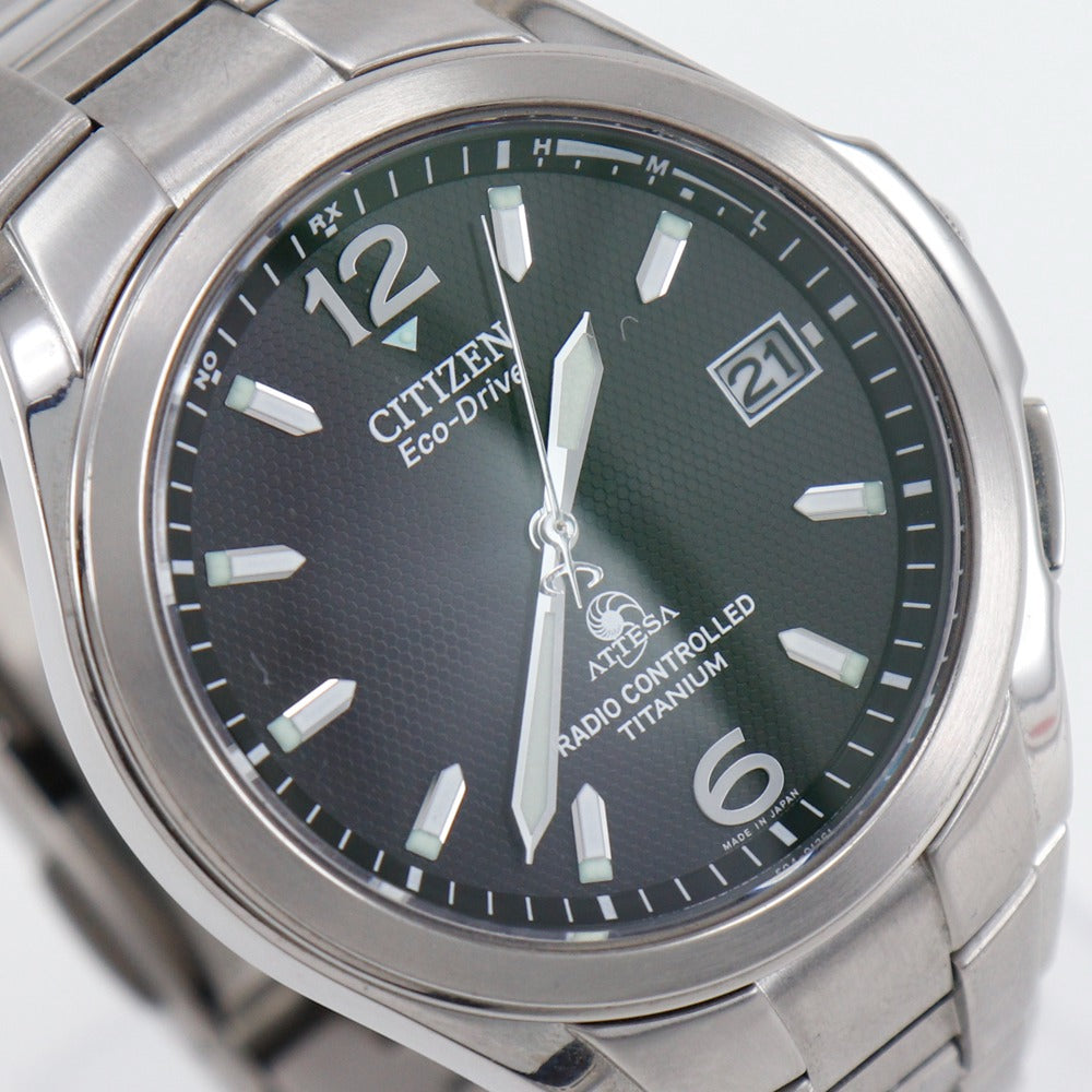 CITIZEN] Citizen Atessa watch H410-T003788 Eco Driveradio clock
