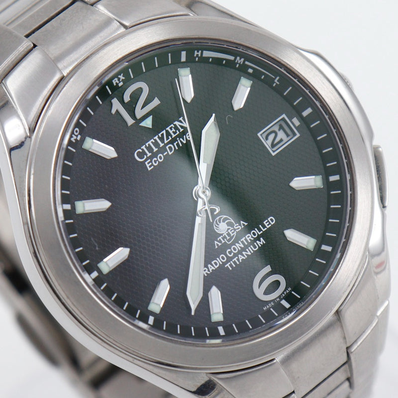 CITIZEN] Citizen Atessa watch H410-T003788 Eco Driveradio clock