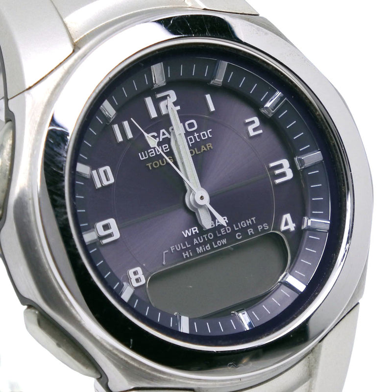 CASIO】カシオ ウェーブセプター 腕時計 WVA-400J ソーラー電波時計 