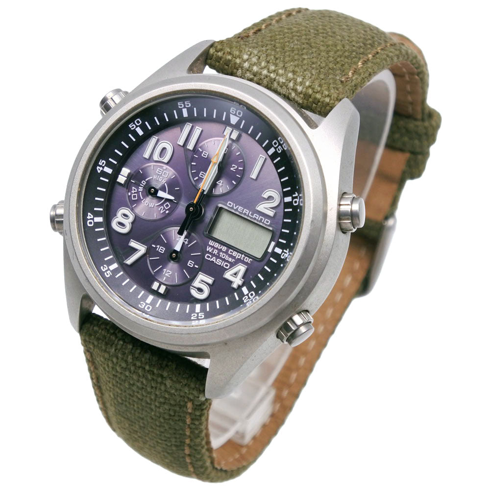CASIO　オーバーランド時計 CASIO】カシオ オーバーランド 腕時計 OVW-500BJ-1AJF ソーラー電波